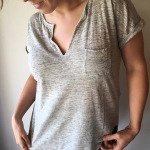 Gray Slouchy Madewell T-Shirt